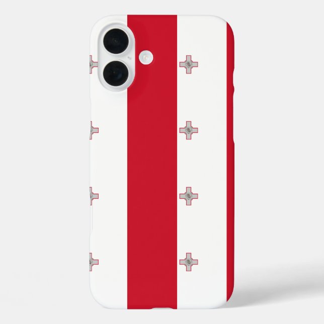 Coques Case-Mate iPhone Malta Flag Customizable (Verso)