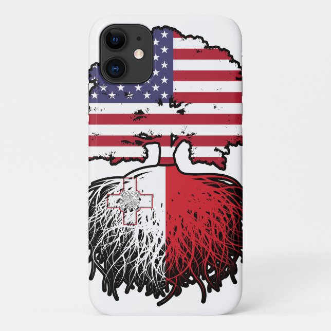 Coques Case-Mate iPhone Malte Maltese Amérique États-Unis Amérique (Dos)