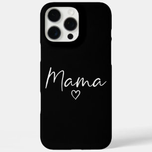 Coque iPhone 16 Pro Max Mama Cadeaux pour les femmes Coeur Fête des Mères 