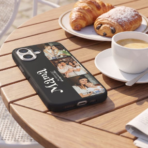 Coque Pour iPhone 16 Mama Établie 3 Photo Noms Enfants Amusant