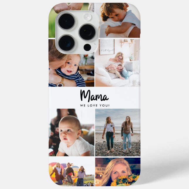 Coques Case-Mate iPhone Mama We Love You Citer Instagram Photo (Verso)