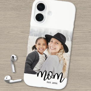 Coque Pour iPhone 16 Maman a établi le cadeau photo