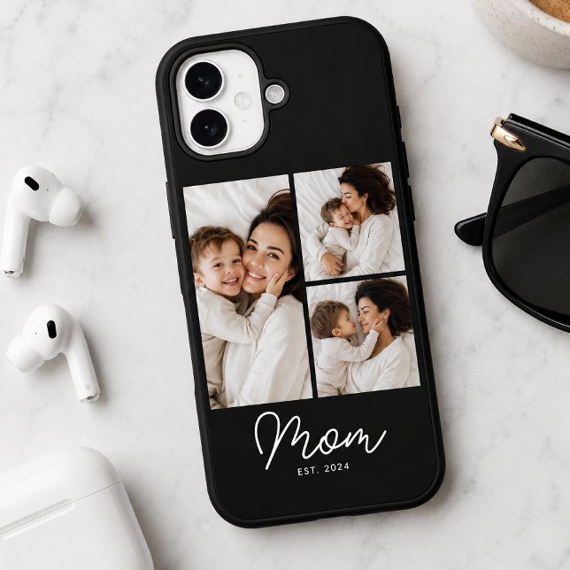 Coques Case-Mate iPhone Maman a établi le script noir 3 Photo (Créateur téléchargé)