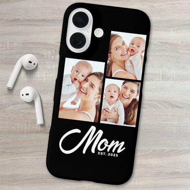 Coques Case-Mate iPhone Maman a établi un script moderne noir 3 Photo (Créateur téléchargé)