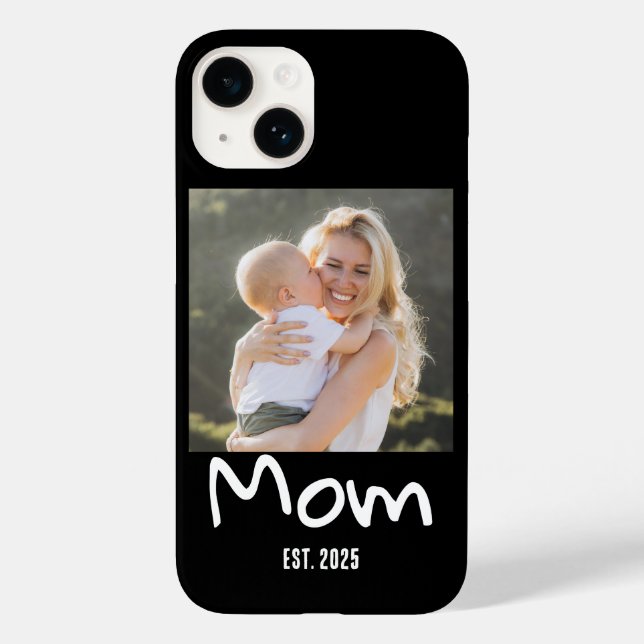 Coques Case-Mate iPhone Maman a établi un script photo noir (Verso)