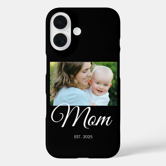 Coques Case-Mate iPhone Maman a établi un script photo noir  (Verso)