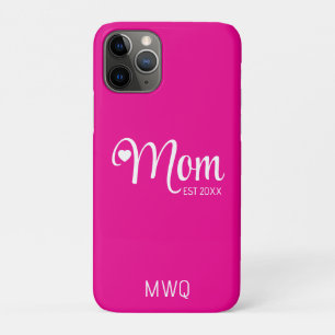 Case-Mate iPhone Case Maman a établi un script simple Mères Rose