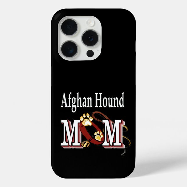 Coques Case-Mate iPhone Maman afghane de chien de chien (Verso)