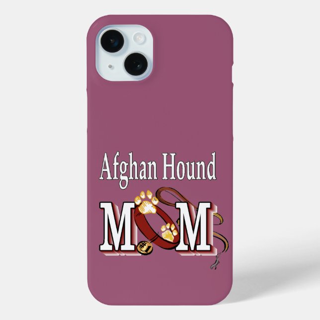 Coques Case-Mate iPhone Maman afghane de chien de chien (Verso)