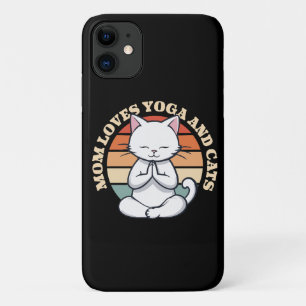 Case-Mate iPhone Case Maman aime les chats et le yoga