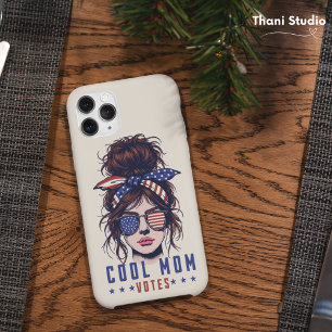 Coque Case-Mate iPhone Maman cool vote Vintage Messy Hair Lady élection