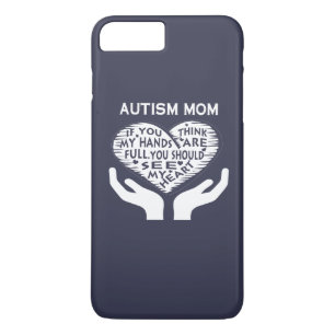 COQUE iPhone 8 PLUS/7 PLUS MAMAN D'AUTISME