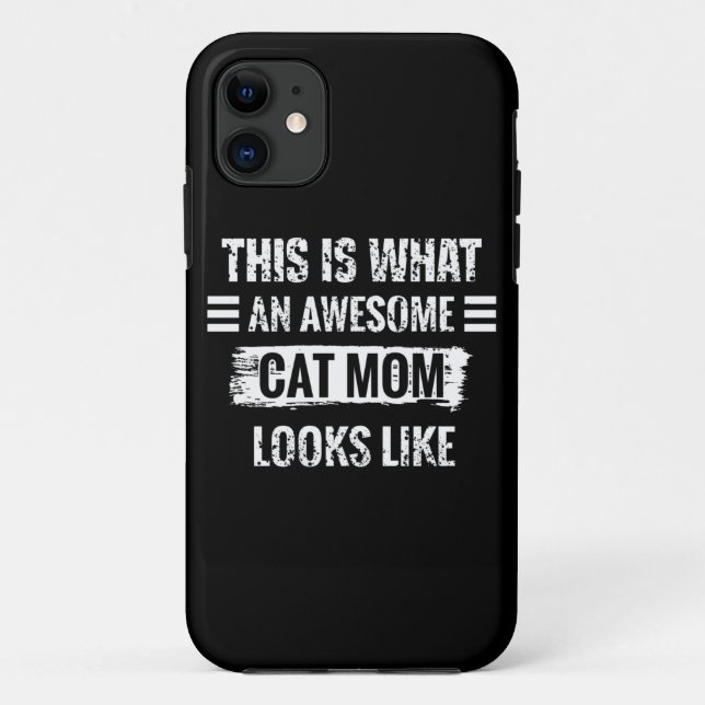 Coques Case-Mate iPhone Maman de chat (Dos)