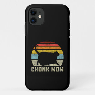 Case-Mate iPhone Case Maman de chat Chonk Échelle Mème Drôle Style Rétro