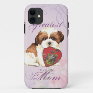 Coques Pour iPhone Maman de coeur de Shih Tzu