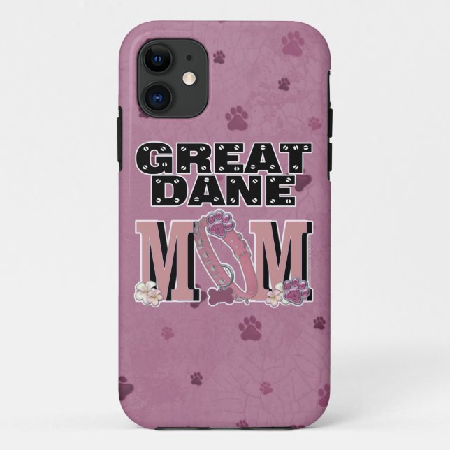 Coques Case-Mate iPhone MAMAN de great dane (Dos)