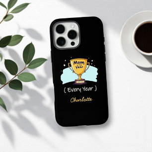 Coque iPhone 16 Pro Max Maman de l'année chaque année   Cadeau mignon pour