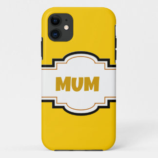 Coque iPhone 11 Maman décorative