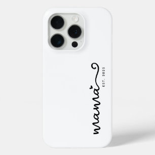 Coque Case-Mate iPhone Maman Est. Script chic