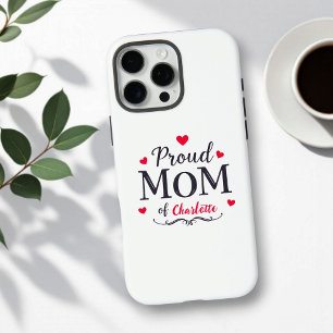 Coque iPhone 16 Pro Max Maman fière de   Fête des mères personnalisées mig