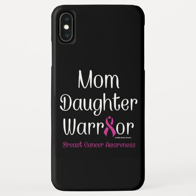 Coques Case-Mate iPhone Maman Fille Guerrier...Cancer du sein (Dos)