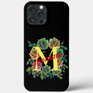 Case-Mate iPhone CASE MAMAN FLEURALE LETTRE PERSONNALISÉE