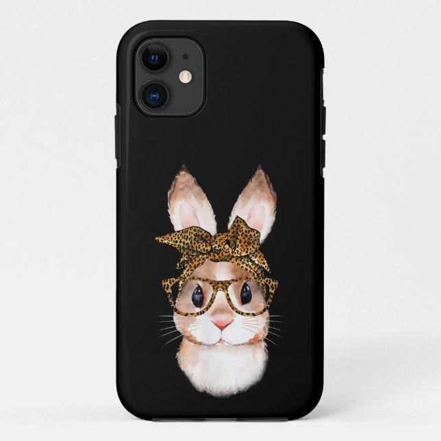 Coques Case-Mate iPhone Maman Lapin de Pâques mignon Léopard de Pâques Ann (Dos)