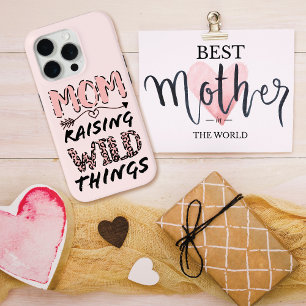 Coque Case-Mate iPhone Maman lever des choses sauvages Citer Empreinte de