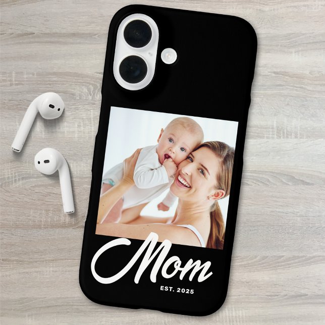 Coques Case-Mate iPhone Maman noire photo de script établi (Créateur téléchargé)