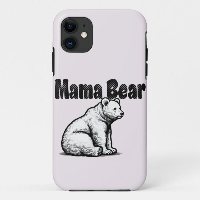 Coques Case-Mate iPhone Maman Ours  (Dos)