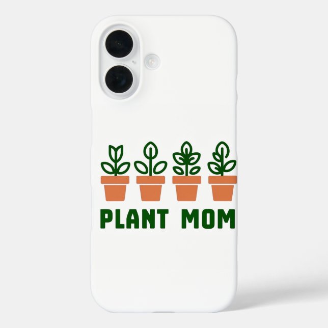 Coques Case-Mate iPhone Maman plante (Verso)