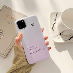 Coque Case-Mate iPhone Maman | Script chic et coeur avec des noms d'enfan<br><div class="desc">Ce boîtier de téléphone élégant est doté d'une typographie de script moderne noir qui dit "mama", avec un coeur griffé chic sur un arrière - plan à l'ombre blush rose. Un texte simple et élégant affiche les noms de vos enfants. Le cadeau parfait de la Fête des Mères pour votre...</div>
