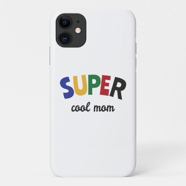 Coques Case-Mate iPhone Maman super cool (Dos)