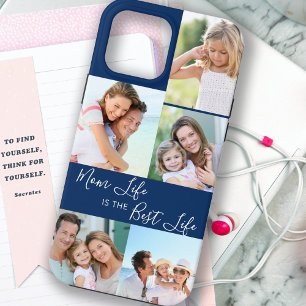 Case-Mate iPhone Case Maman Vie est la meilleure vie 5 Photo Collage Ble
