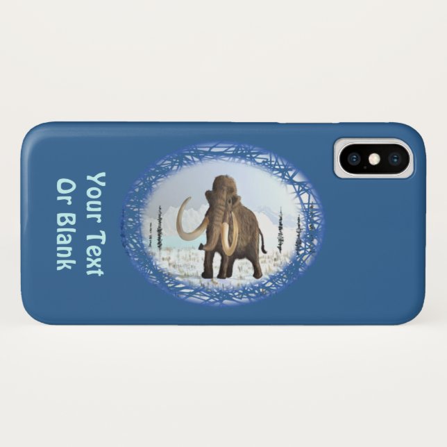 Coques Case-Mate iPhone Mammouth laineux (Dos (Horizontal))