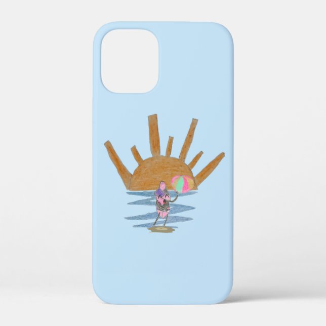 Coques Case-Mate iPhone Manchot balle de plage  (Verso)