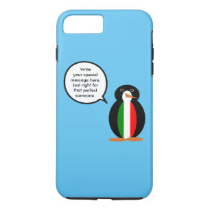 Coque Case-Mate Pour iPhone Manchot parlant italien personnalisé
