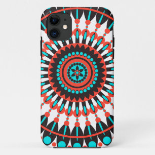 Coque iPhone 11 Mandala amérindienne