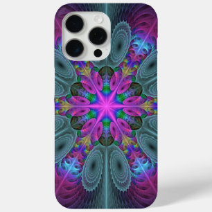 Coque Case-Mate iPhone Mandala coloré frappant art fractal kaléidoscope