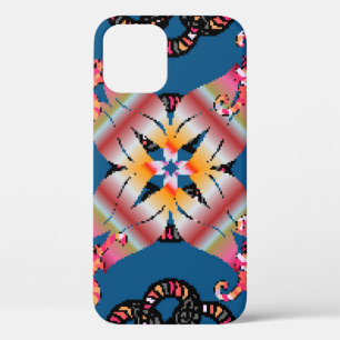 Case-Mate iPhone Case Mandala coloré sur un arrière - plan jaune. Invita