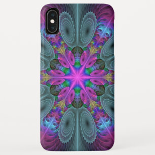 Case-Mate iPhone Case Mandala Colorful spiritual Fractal Art With Pink