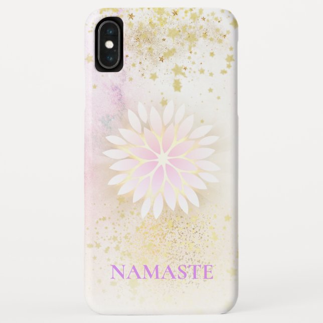 Coques Case-Mate iPhone *~* Mandala Dahlia Pastel Lavender Peach AP2 (Dos)