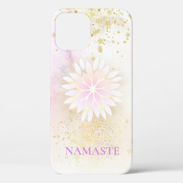 Coques Case-Mate iPhone *~* Mandala Dahlia Pastel Lavender Peach AP2 (Verso)