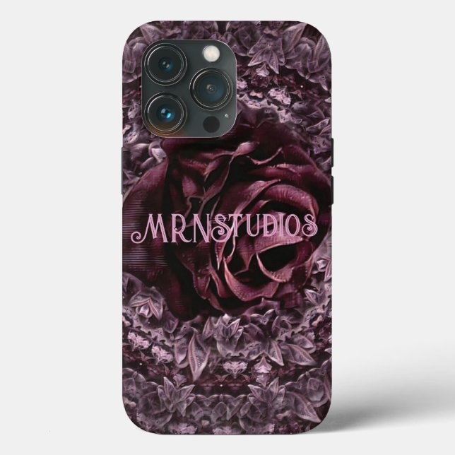 Coques Case-Mate iPhone Mandala de rose  (Verso)