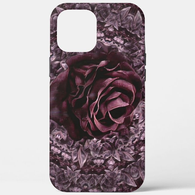 Coques Case-Mate iPhone Mandala de rose  (Verso)