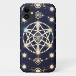 Case-Mate iPhone Case Mandala du cycle lunaire céleste – Géométrie sacré