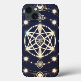 Case-Mate iPhone Case Mandala du cycle lunaire céleste – Géométrie sacré