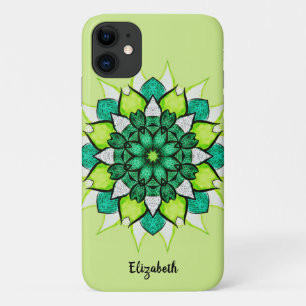 Case-Mate iPhone Case Mandala fleur Abstraite nom vert