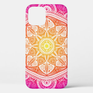Case-Mate iPhone Case Mandala fleuri ornemental : vintage coloré.