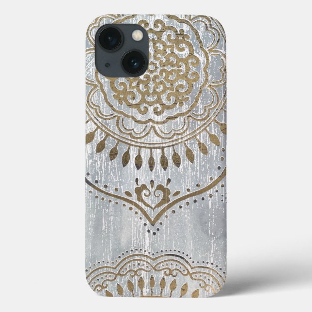 Coques Case-Mate iPhone Mandala Gold Design (Verso)